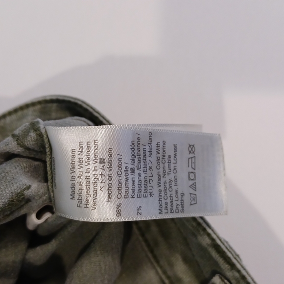 Madewell light green jeans womens plus size 26 several pockets front- back - Picture 15 of 16